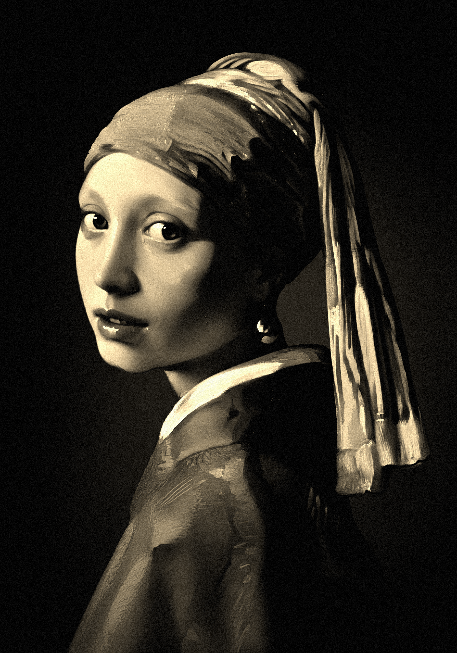 Thermal Style - Pixelated result showing retro pixel art style conversion